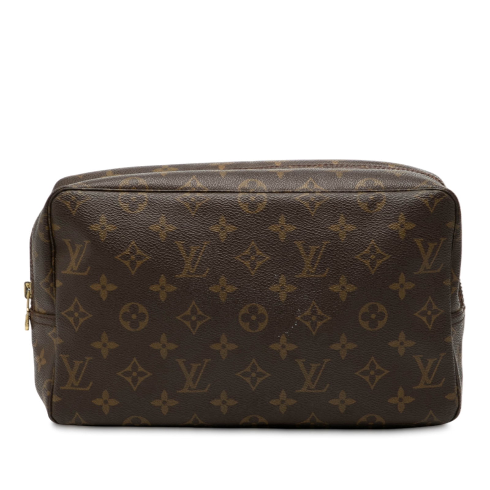 Louis Vuitton Toiletry Pouch 28 Monogram Canvas Brown France (1 of 6)