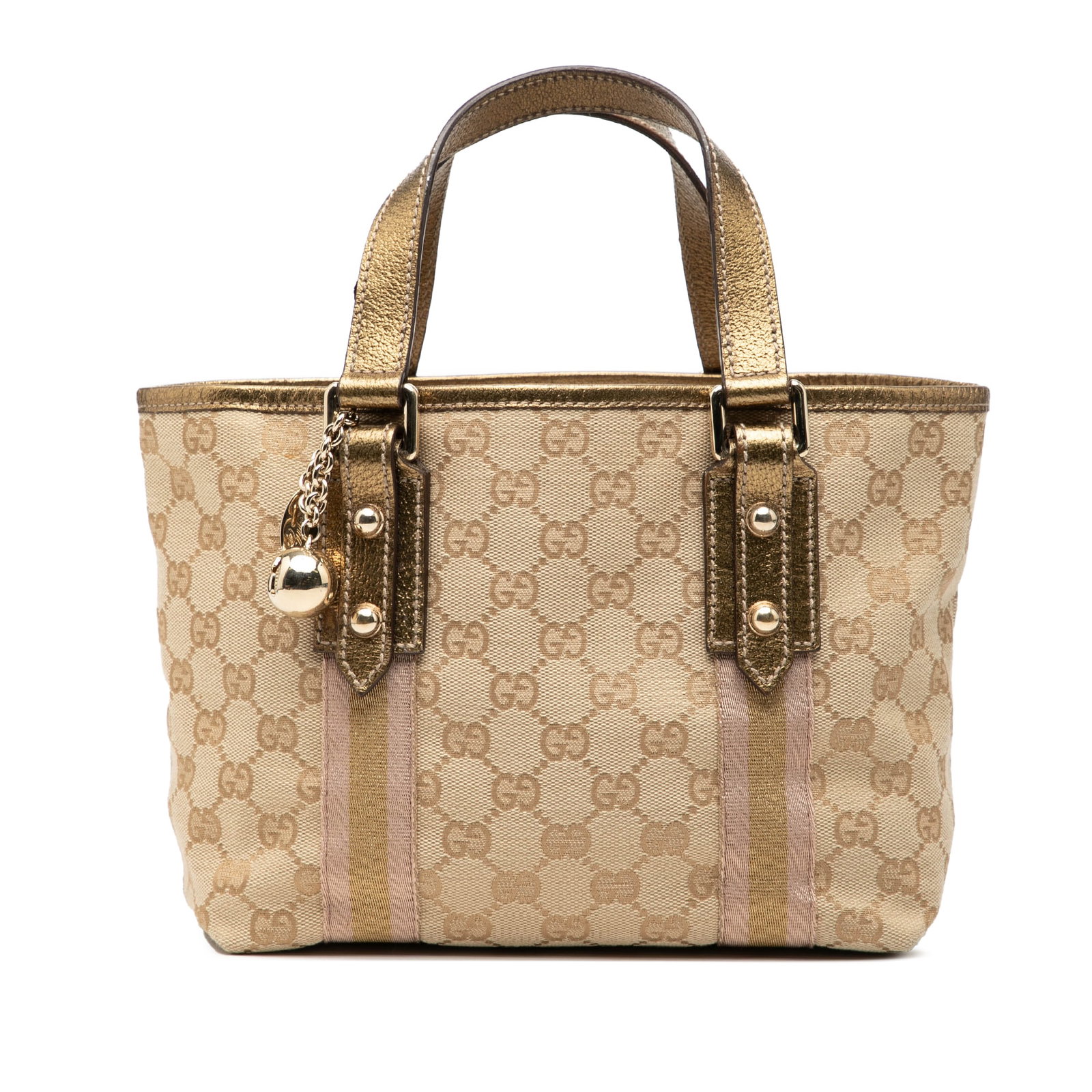 Jolicoeur Beige Canvas Shoulder Bag with Leather Trim by Gucci: Jolicoeur Beige Canvas Shoulder Bag with Leather Trim by Gucci The Gucci GG Canvas Jolicoeur handbag features a beige canvas body with leather trim, flat leather straps, an open top, and interior zip