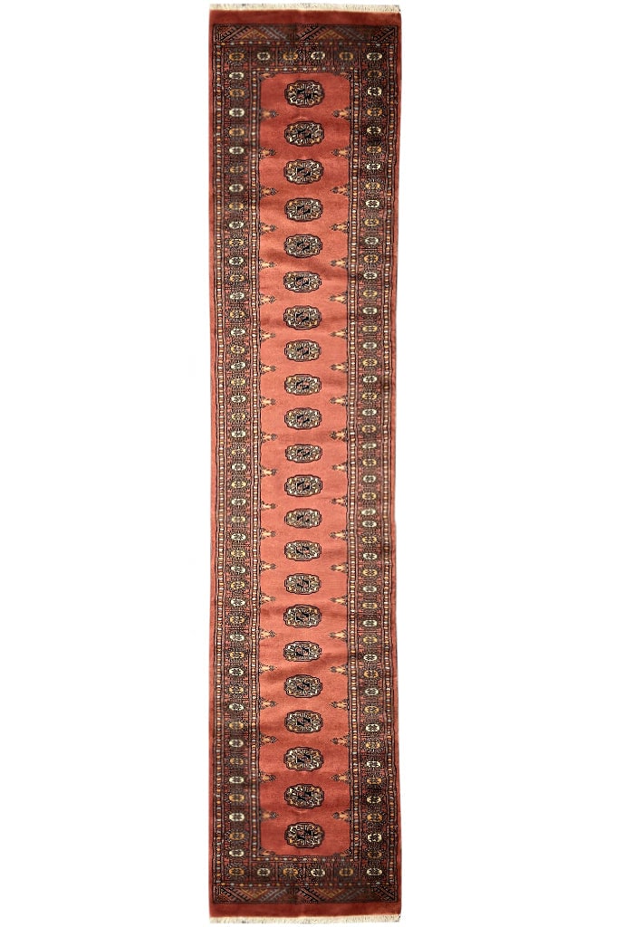 Handmade 15 Feet Bokhara Runner Rug from Pakistan: Handmade 15 Feet Bokhara Runner Rug from Pakistan Free continental US Shipping This exquisite 15-foot long Bokhara runner rug is meticulously handmade in Pakistan, showcasing intricate patterns and ri