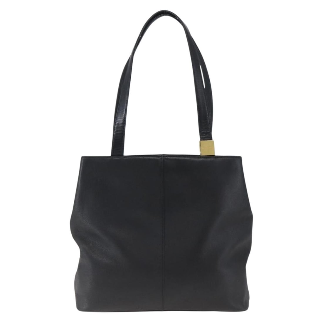 Vintage Black Leather Tote Bag by Burberry for Women (1 of 18)