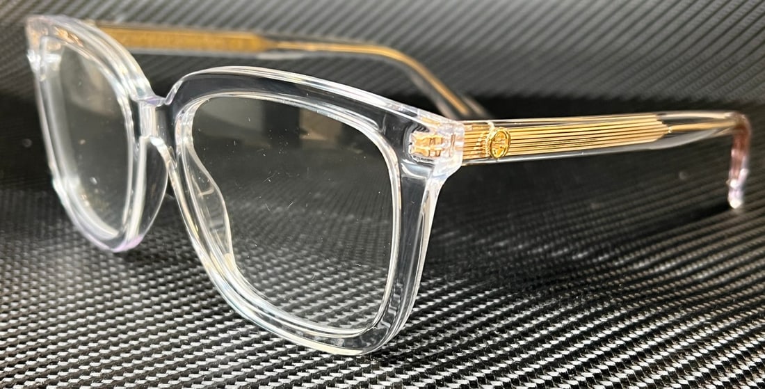 GUCCI GG1319O 003 Crystal Women's Beige Eyeglasses with Authenticity Certificate (1 of 4)