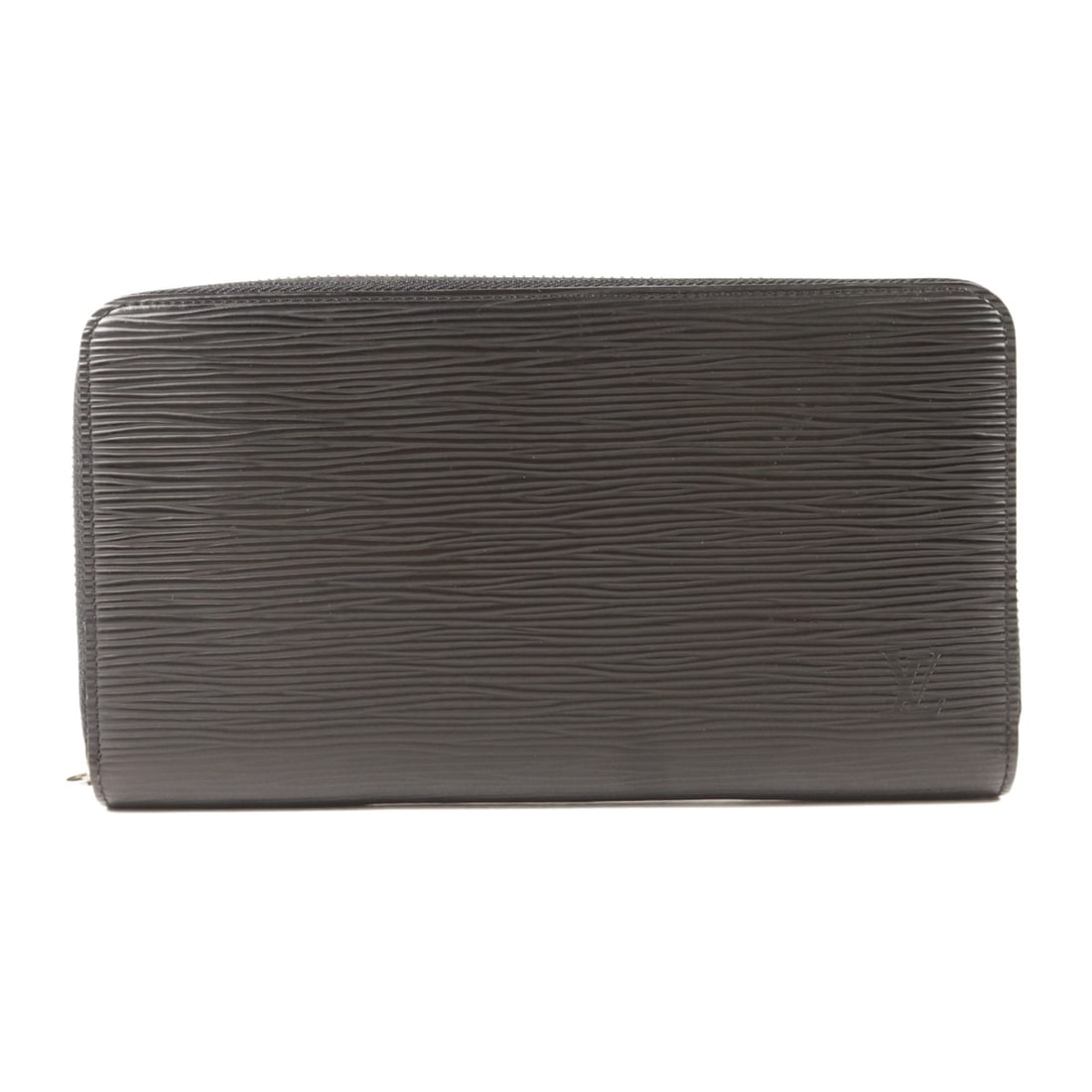Louis Vuitton Epi Leather Black Long Zipper Wallet M60632 SHW (1 of 18)