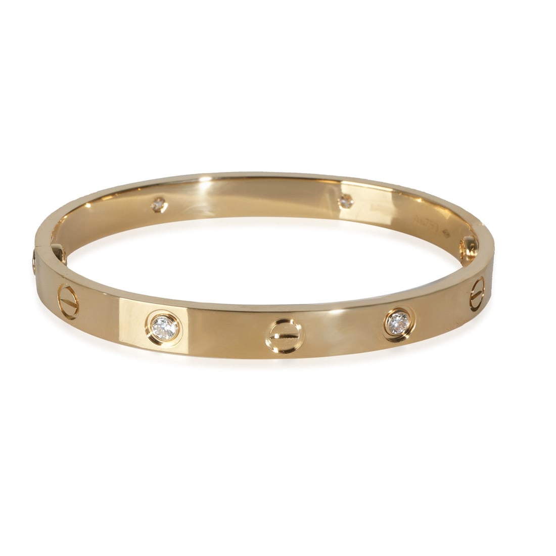 Cartier Love Bracelet 18k Yellow Gold Diamond 0.42ct VS1 (1 of 4)
