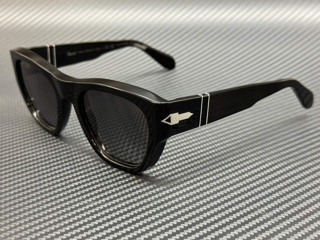 PERSOL PO0054S 95 M3 Black Grey Gradient Polarized Sunglasses (1 of 4)