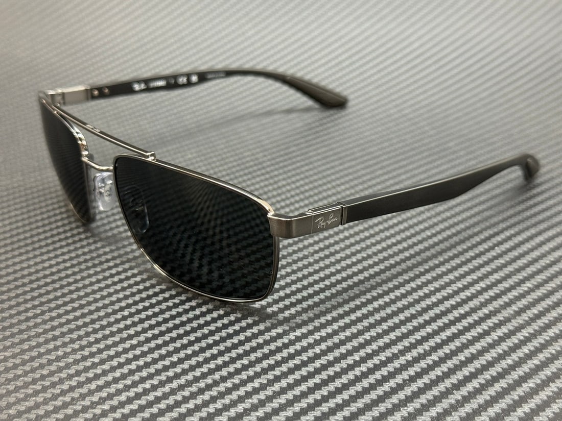 Ray-Ban RB3737 Gunmetal Dark Grey Unisex Sunglasses with Authenticity Certificate (1 of 4)