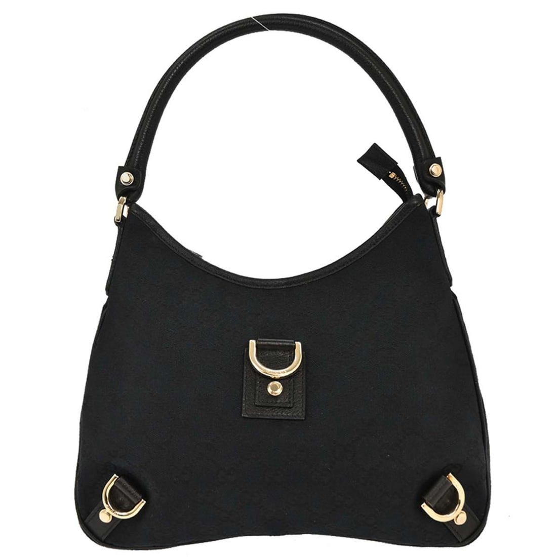 Gucci Black GG Abbey D Ring Top Handle Handbag 130738 214397 (1 of 10)