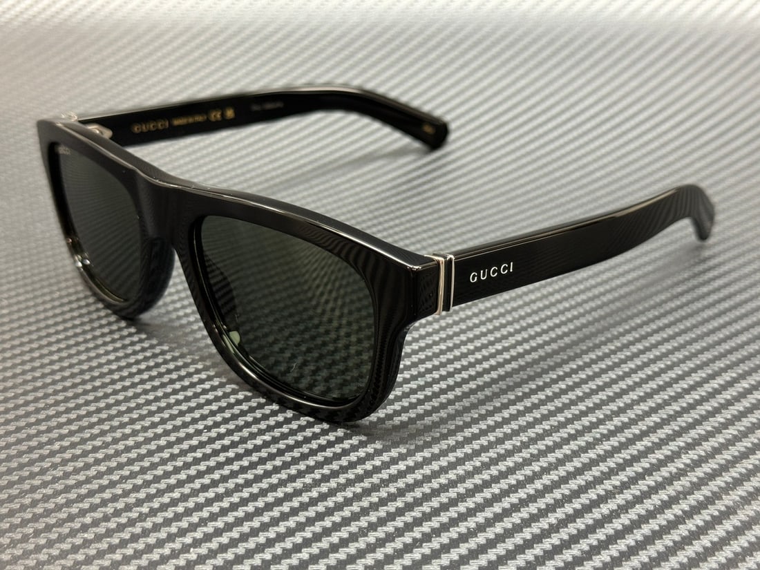 GUCCI GG1509S 001 Black Frame Grey Lens Men's Sunglasses with Authenticity (1 of 5)