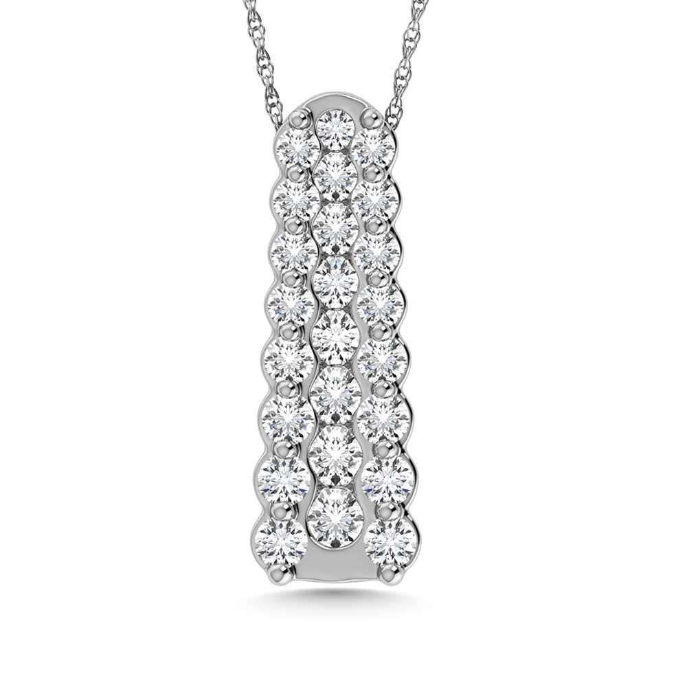 Diamond 1/2 Ct.Tw. Fashion Pendant in 14K White Gold (1 of 2)