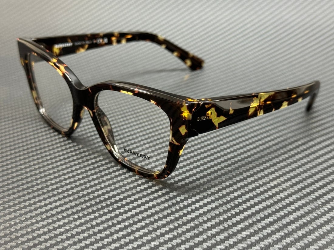 Burberry BE2420 4106 Yellow Havana Women's Eyeglasses with Authenticity Certificate: Burberry BE2420 4106 Yellow Havana Women's Eyeglasses with Authenticity Certificate Discover the elegance of Burberry BE2420 4106 eyeglasses, designed for women with a stylish Yellow Havana frame. The