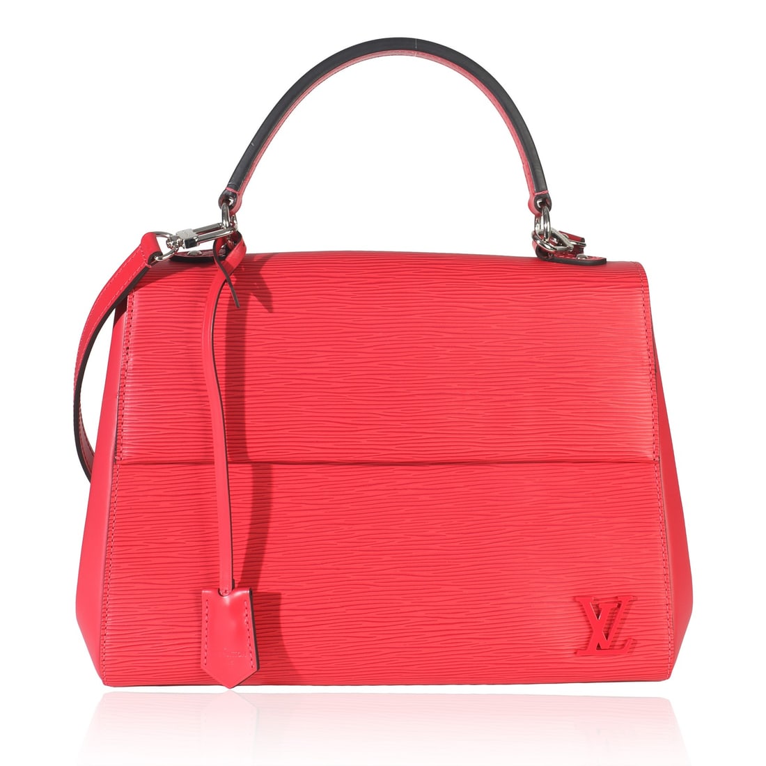 Pink Leather Cluny MM Shoulder Bag with Strap and Clochette by Louis Vuitton (1 of 9)