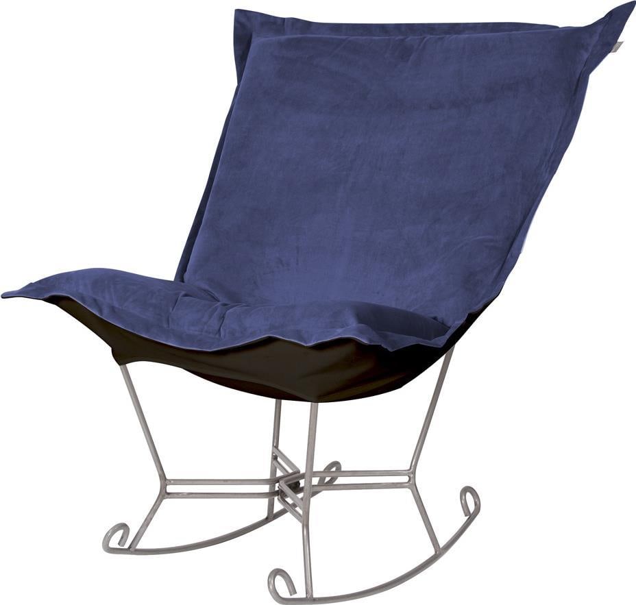 Howard Elliott Bella Rocker Blue Fabric Transitional Design (1 of 1)