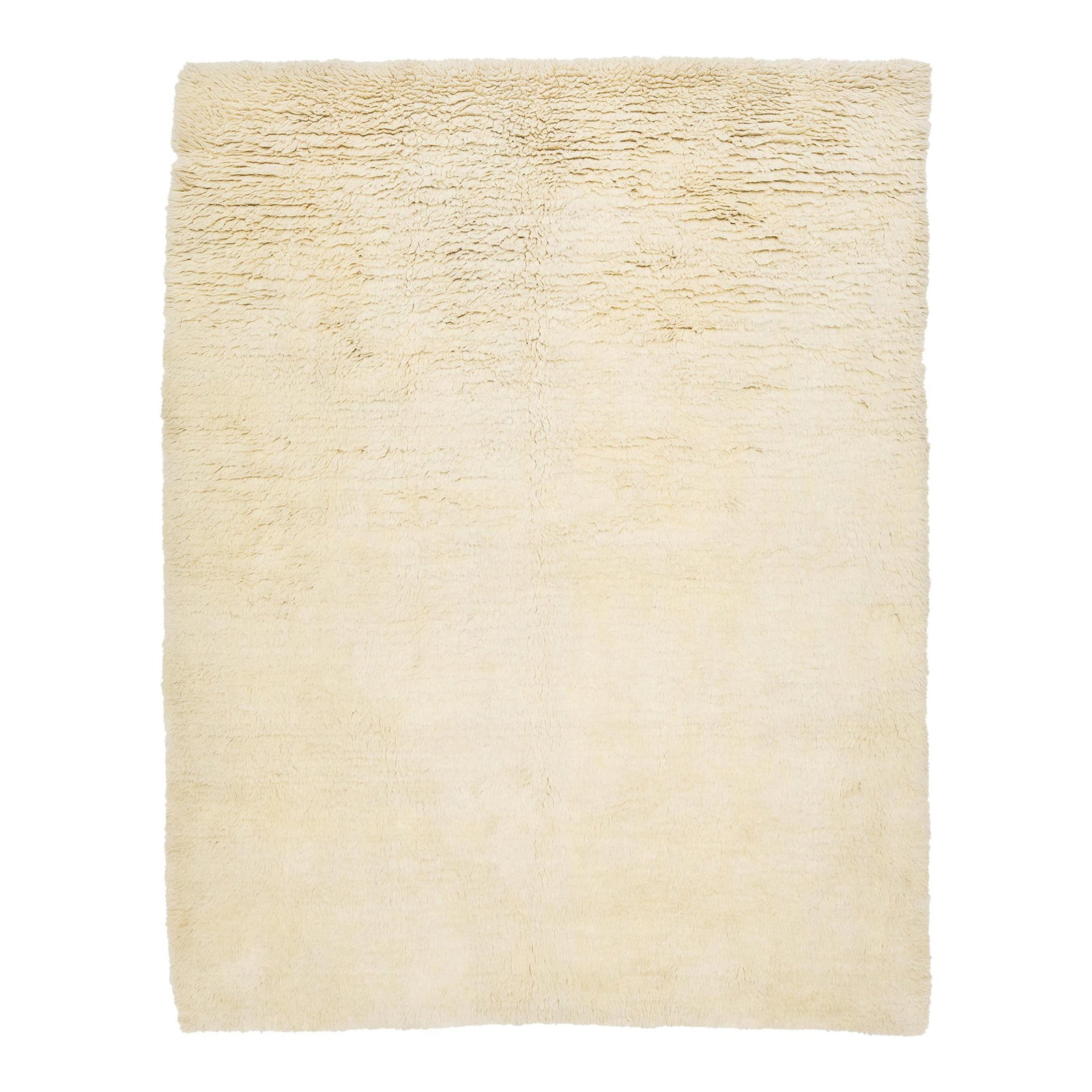 Handmade Beige Contemporary Moroccan Plush Wool Rug 8'1" x 10'2" (1 of 9)