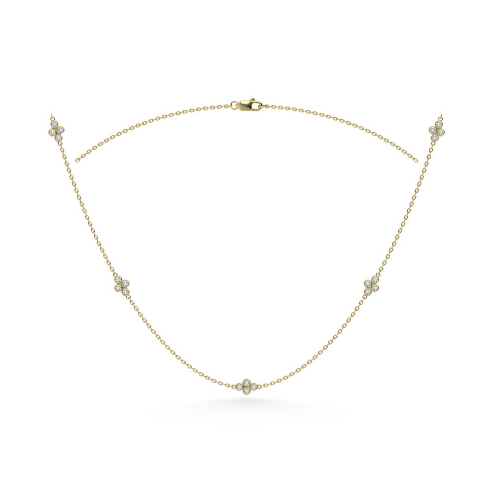 14K Yellow Gold Diamond 1/6 Ct.Tw. Fashion Necklace (18 inches): 14K Yellow Gold Diamond 1/6 Ct.Tw. Fashion Necklace (18 inches) 14k Yellow Gold Stone Color: G-h Stone Clarity: Si3 Unless otherwise specified, pendants that include a chain are paired with our standa