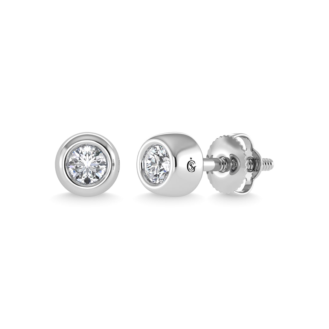 14K White Gold Diamond 1/5 Ct.Tw. Stud Earrings: 14K White Gold Diamond 1/5 Ct.Tw. Stud Earrings 14k White Gold Stone Color: G-h Stone Clarity: Si2 PLEASE NOTE: Framed, Large, or heavy items do not have shipping costs included. The exact shipping co