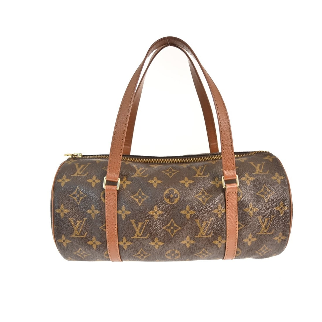 Louis Vuitton Papillon 30 Monogram Canvas Medium Brown Handbag: Louis Vuitton Papillon 30 Monogram Canvas Medium Brown Handbag This Louis Vuitton Papillon 30 handbag features the iconic monogram canvas exterior with brown leather double handles and zip closure. Th