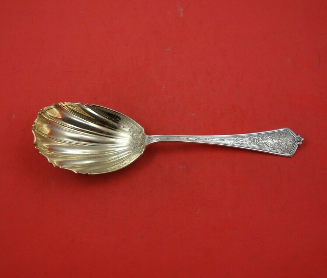 Gorham Lady Washington Sterling Silver 9" Cracker Scoop Gold Wash (1 of 3)