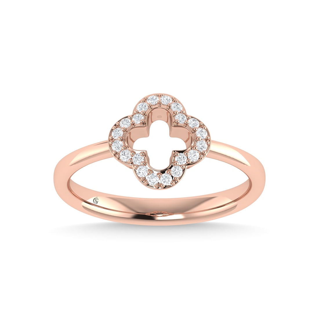 14K Rose Gold Diamond 1/6 Ct.Tw. Fashion Ring: 14K Rose Gold Diamond 1/6 Ct.Tw. Fashion Ring 14k Rose Gold Stone Color: G-h Stone Clarity: I1 Each ring is presented in standard size 6.5. Complimentary resizing is available between sizes 510 (in 1/