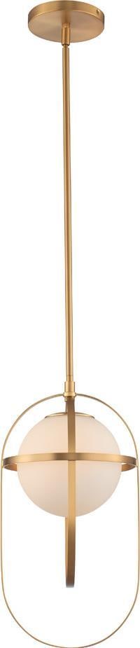 Kalco Lennox Brass Mini Pendant Light Contemporary Design (1 of 1)