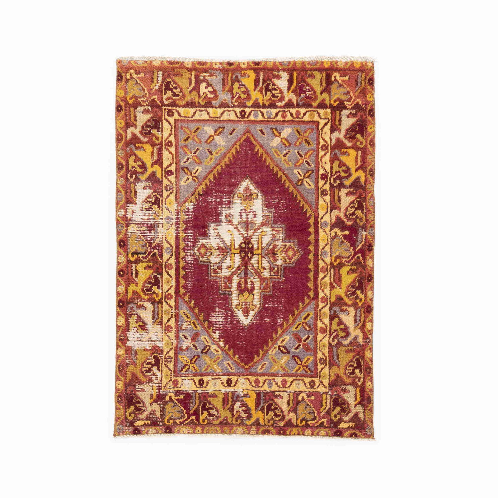 Handmade Anadol Wool Carpet 33.5 x 49.2 Inches (1 of 8)