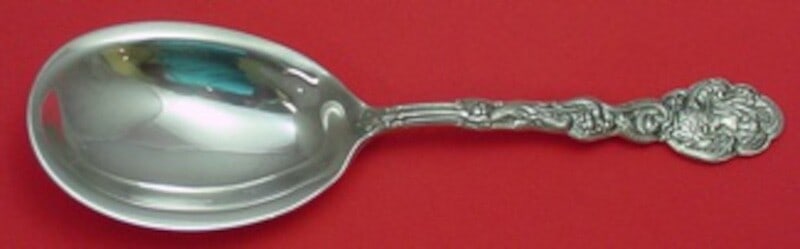 Gorham Versailles Sterling Silver Berry Spoon 9 1/8 inch Serving Spoon (1 of 1)
