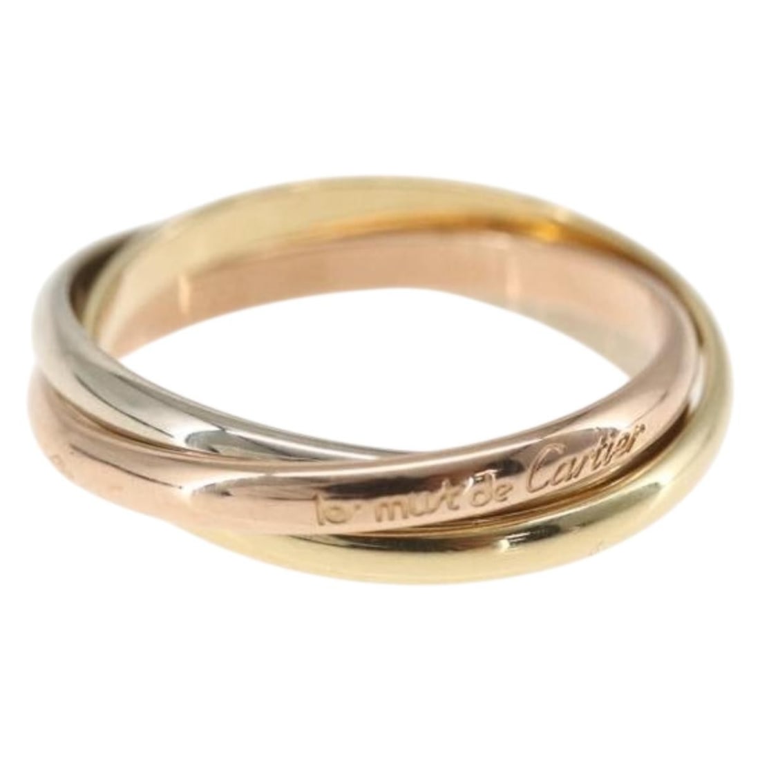 Trinity 18K Gold Ring by Cartier Authentic French Jewelry (1 of 14)