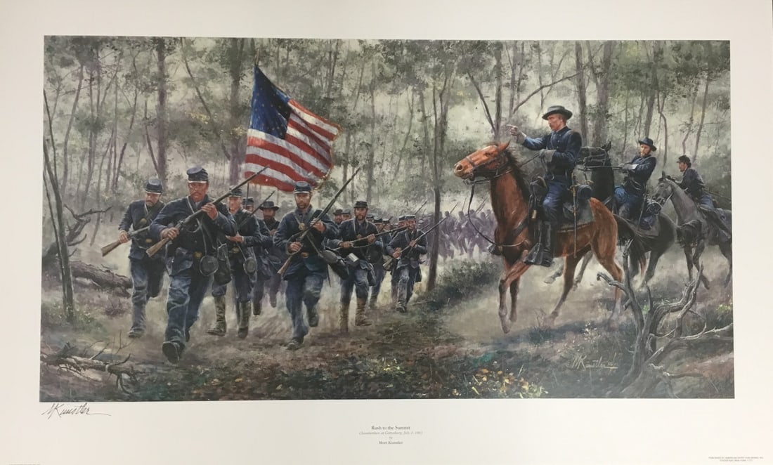 Mort Kunstler Rush To The Summit Signed Artist Proof Limited Edition Print (1 of 4)