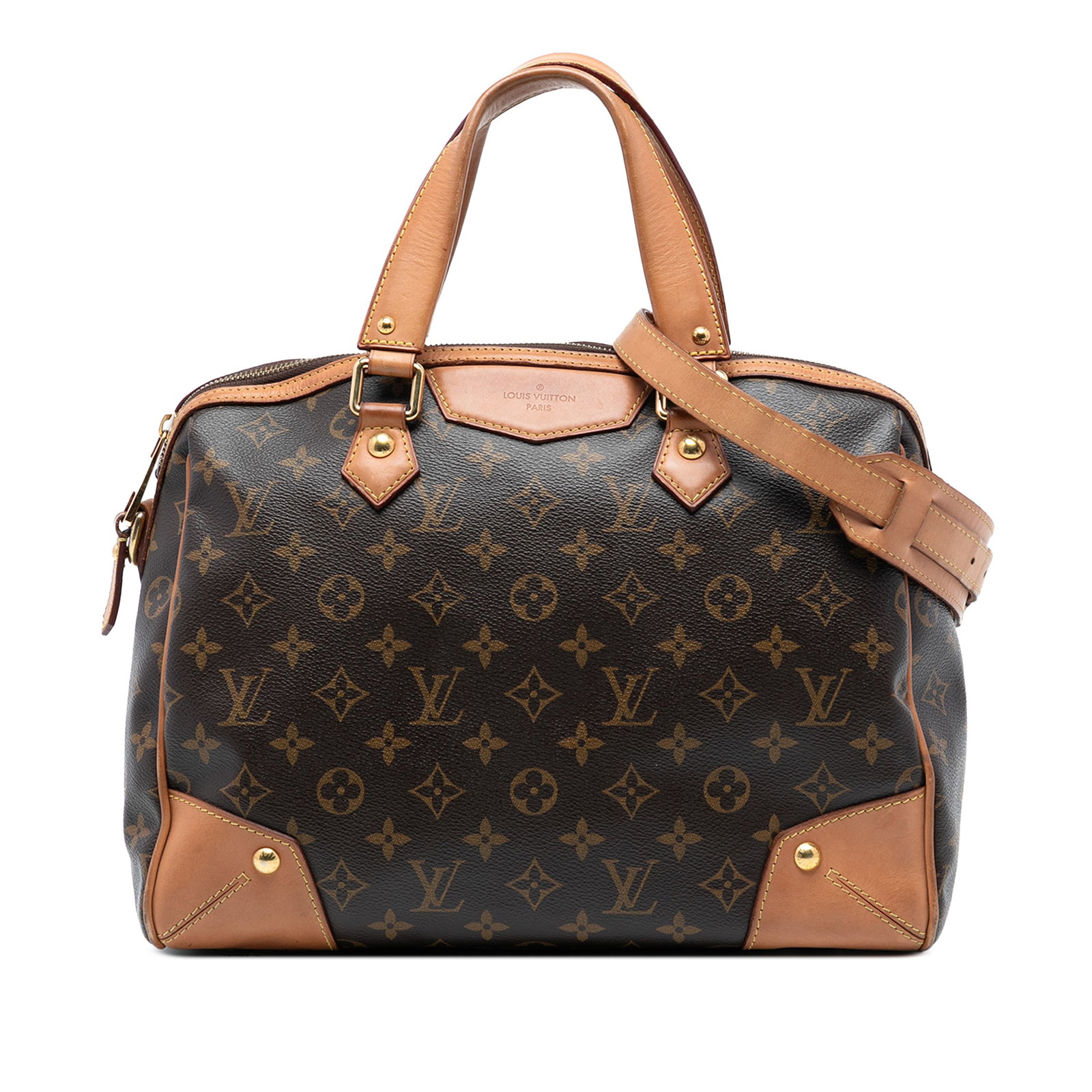Louis Vuitton Retiro PM Monogram Canvas Handbag with Leather Trim (1 of 7)