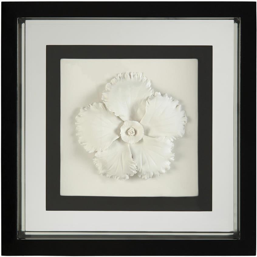 John-Richard Victorian Style Porcelain Flower Shadow Box 18x18 (1 of 1)