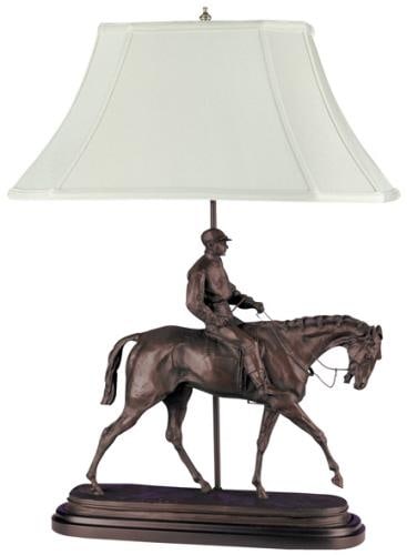 Equestrian Style Horse Lover's Lamp by OK Casting: Equestrian Style Horse Lover's Lamp by OK Casting This item is made at time of order. Please allow 42 to 70 days for production. Illuminate your space with this Elegant Horse Lover's Lamp, a stunning