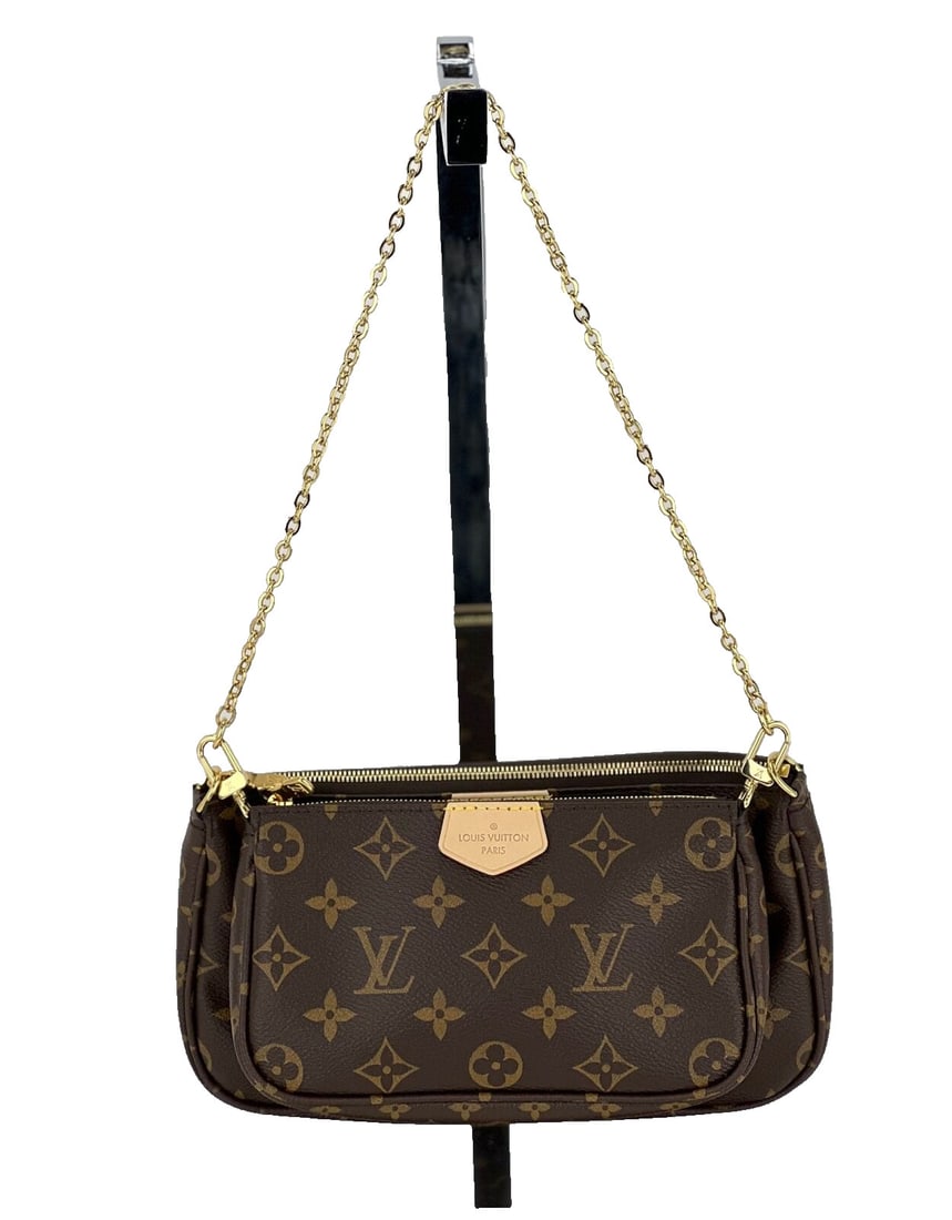 Louis Vuitton Multi Pochette Accessoires Brown Monogram Canvas Shoulder Bag (1 of 11)