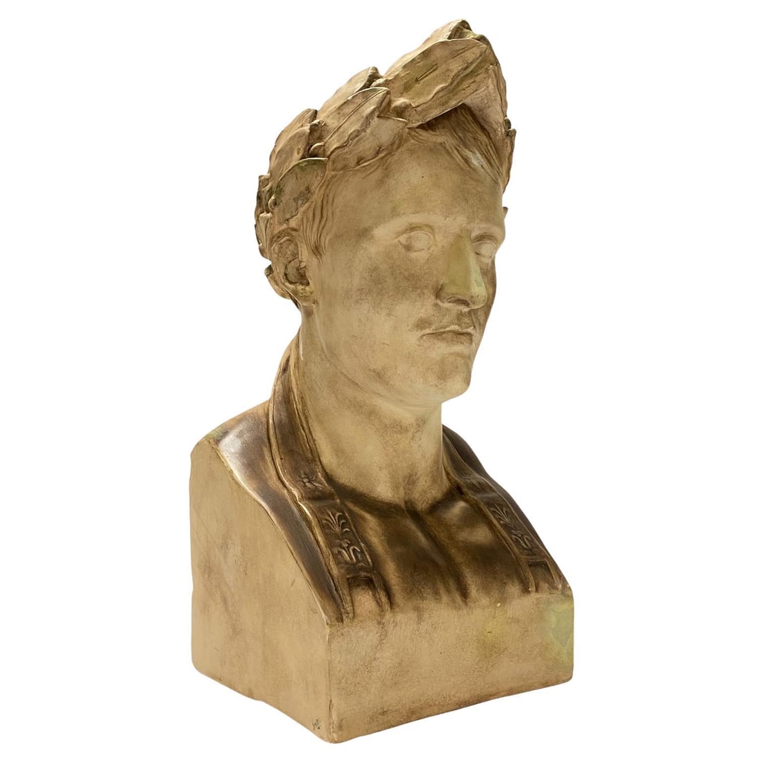 Hand-Painted Empire Style Plaster Bust Depicting Napoleon 25 Inch (1 of 10)