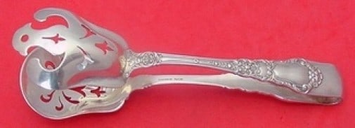 Gorham Baronial Old Sterling Silver Ice Tong Claw Spoon 6.75" (1 of 1)