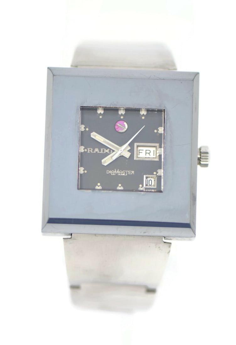 Rado DiaMaster Automatic Stainless Steel Watch 36.5mm Black Dial (1 of 3)