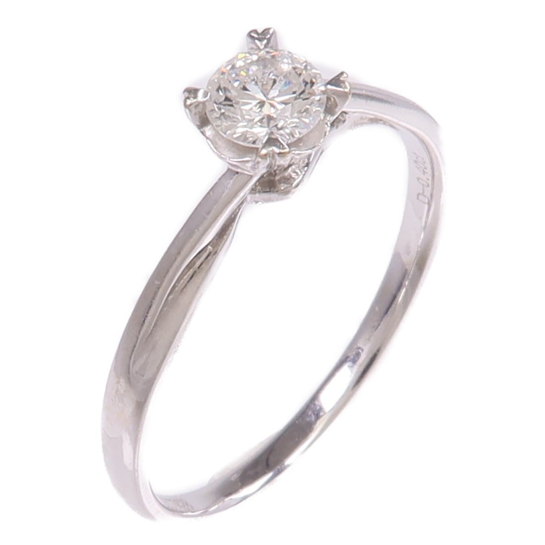 Diamond Ring in 18K White Gold Size 9.5 for Women (1 of 9)