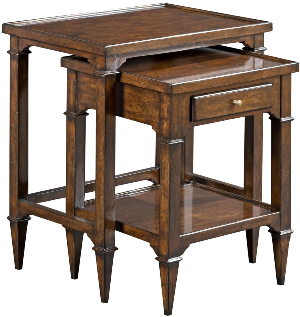 Woodbridge Marseille Bordeaux Wood Nesting Tables Set of 2 (1 of 2)