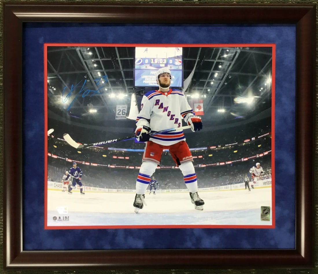 Adam Fox New York Rangers Signed Photo Custom Framed Fanatics Authentic 16x19 (1 of 7)
