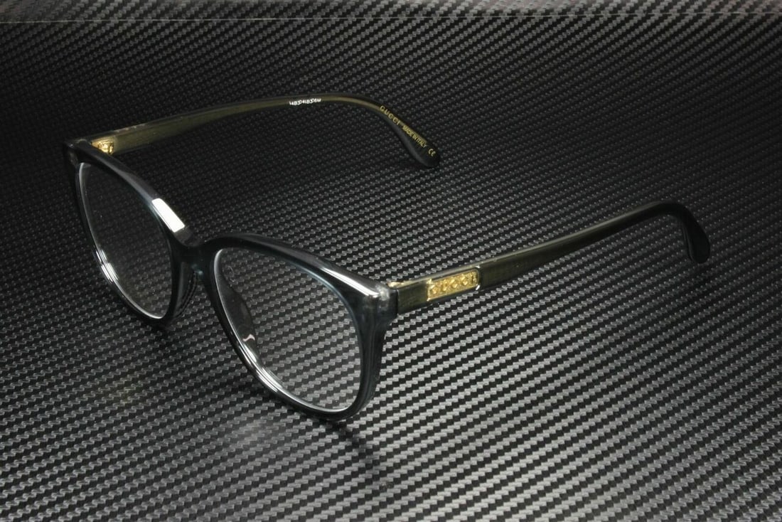 Gucci GG0791O 001 Cat Eye Grey Dark Women's Eyeglasses with Authenticity Certificate (1 of 5)