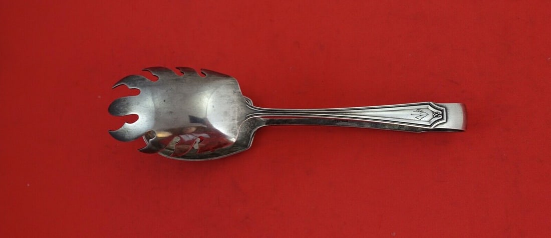 Whiting King Albert Sterling Silver Ice Tongs 6 3/4" Serving Piece (1 of 2)