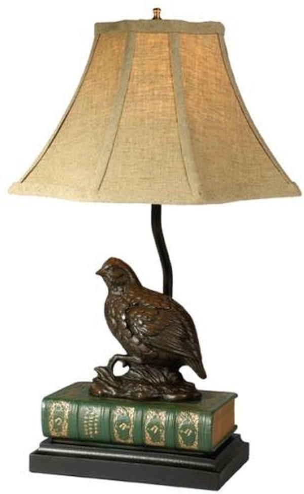 Handmade Quail Table Lamp Rustic Decor Hand-Cast Resin (1 of 1)
