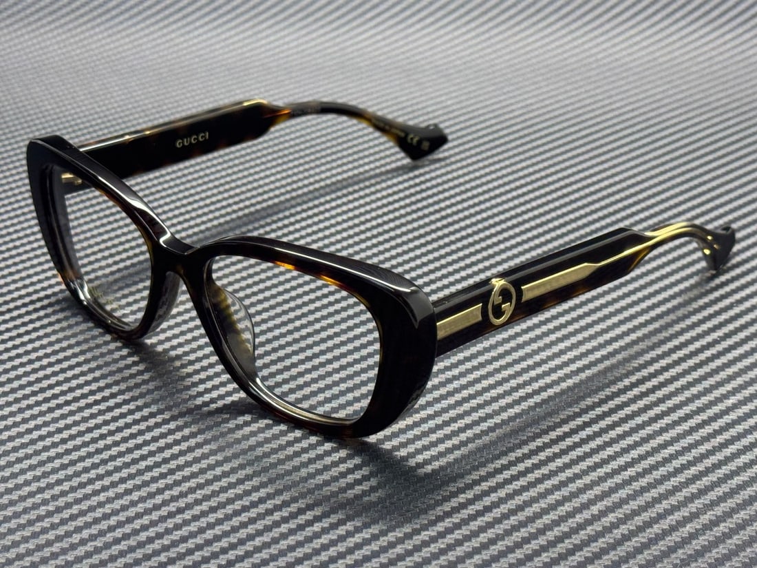 GUCCI GG1559OK 002 Brown Women's Eyeglasses 54mm with Case (1 of 5)