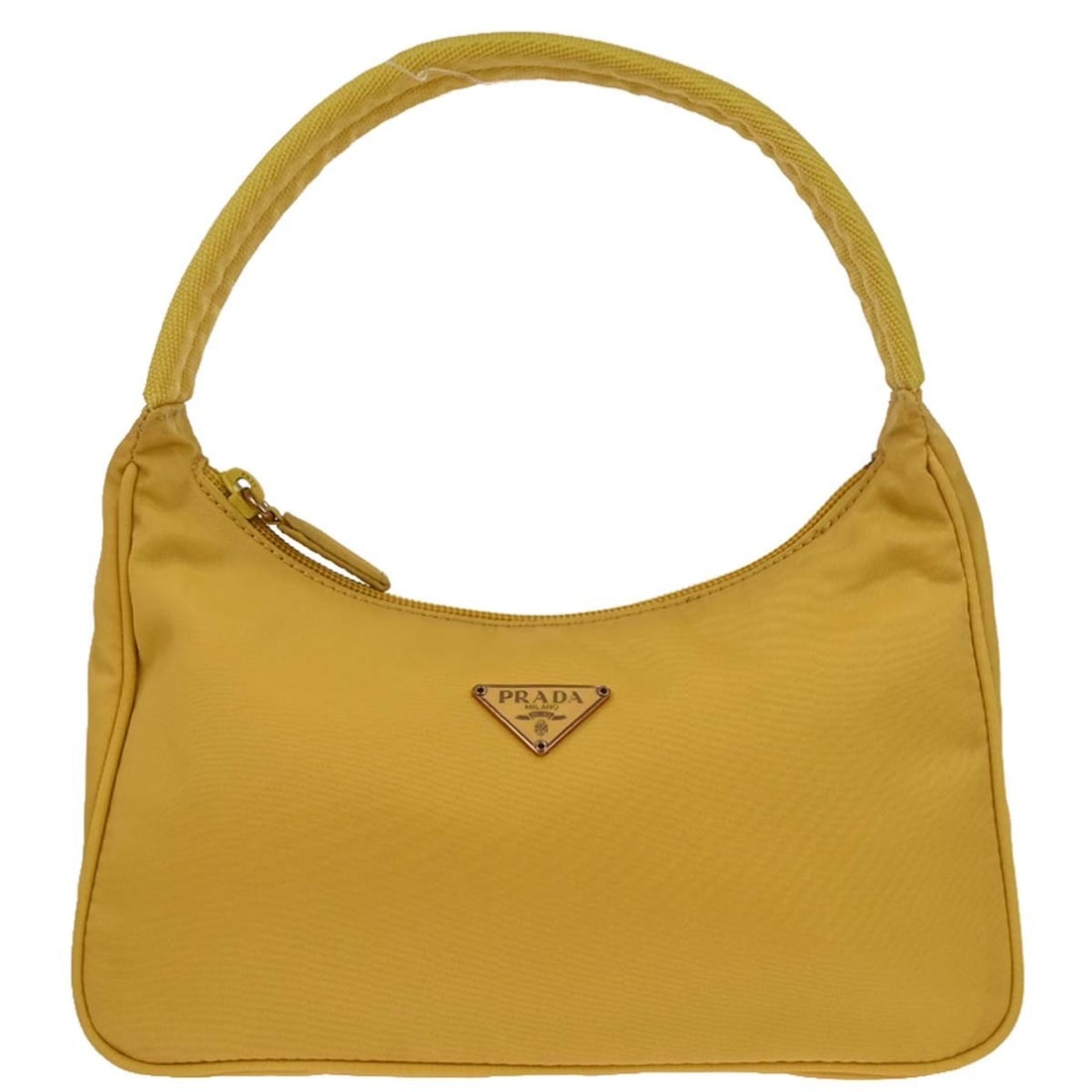 Prada Mini Top Handle Yellow Nylon Bag for Women (1 of 10)