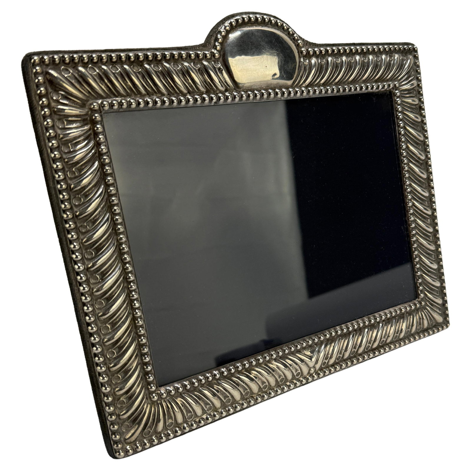Carrs of Sheffield Sterling Silver Beaded Picture Frame 1990 (1 of 8)