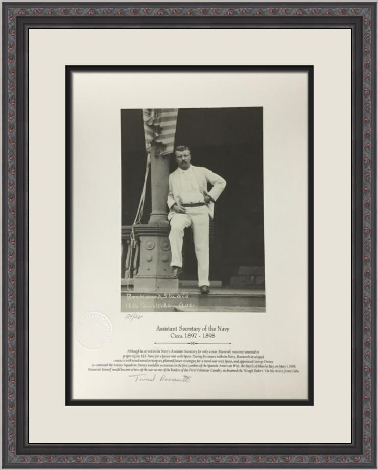 Theodore Roosevelt Limited Edition Giclee Print Signed by Tweed Roosevelt (1 of 5)