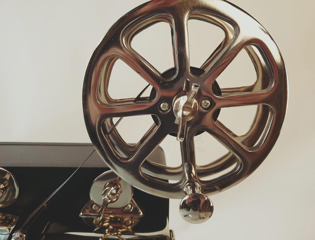 Handmade Vintage Style Aluminum Projector Lamp 36H 20W 21D UL-Listed (1 of 7)