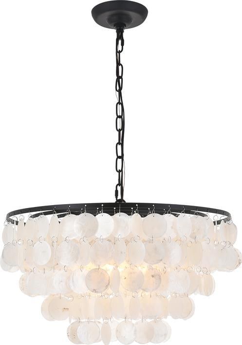 Selene 4-Light Black Pendant by Elegant Lighting UL-Listed (1 of 1)