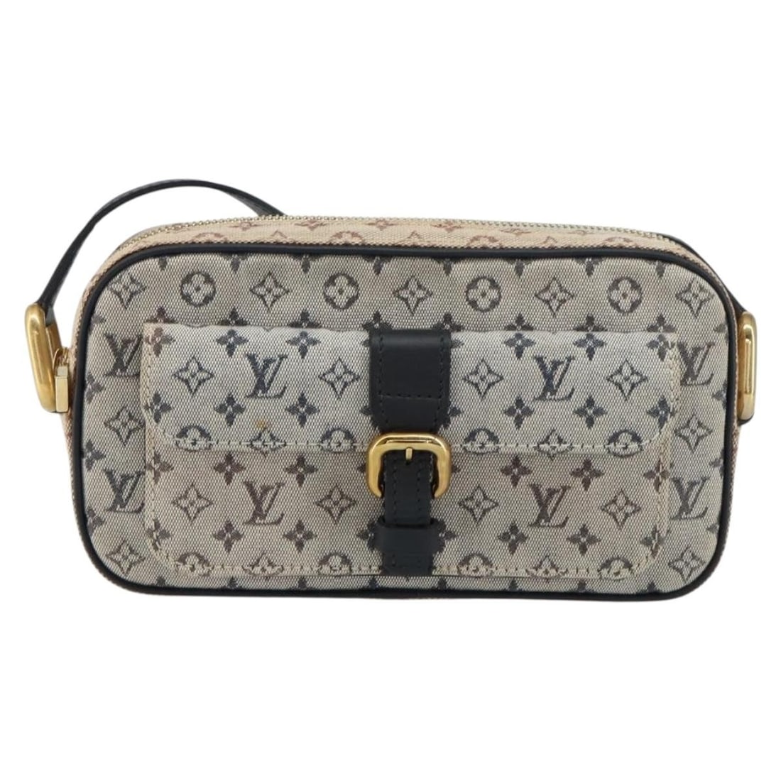 Juliette Blue Canvas Shoulder Bag by Louis Vuitton France: Juliette Blue Canvas Shoulder Bag by Louis Vuitton France This Louis Vuitton Juliette Crossbody Bag features a blue canvas exterior and is designed for women. The bag is pre-owned and in good conditio