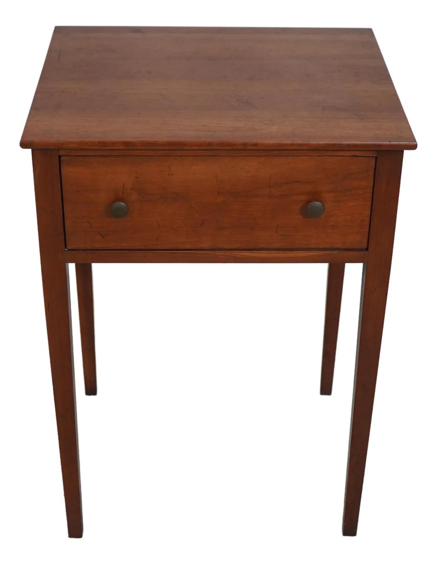 Century Henry Ford Cherry Shaker Nightstand Solid Wood 1 Drawer (1 of 10)