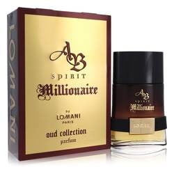 Spirit Millionaire Oud Collection Eau De Parfum Spray By Lomani: Spirit Millionaire Oud Collection Eau De Parfum Spray By Lomani Spirit Millionaire Oud Collection Cologne by Lomani Size: 3.3 oz Eau De Parfum Spray PLEASE NOTE: Framed, Large, or heavy items do not h