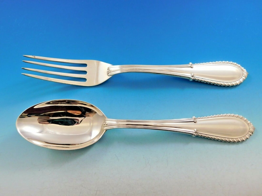 Buccellati Villa D'Este Sterling Silver Vegetable Serving Set 10" (1 of 5)