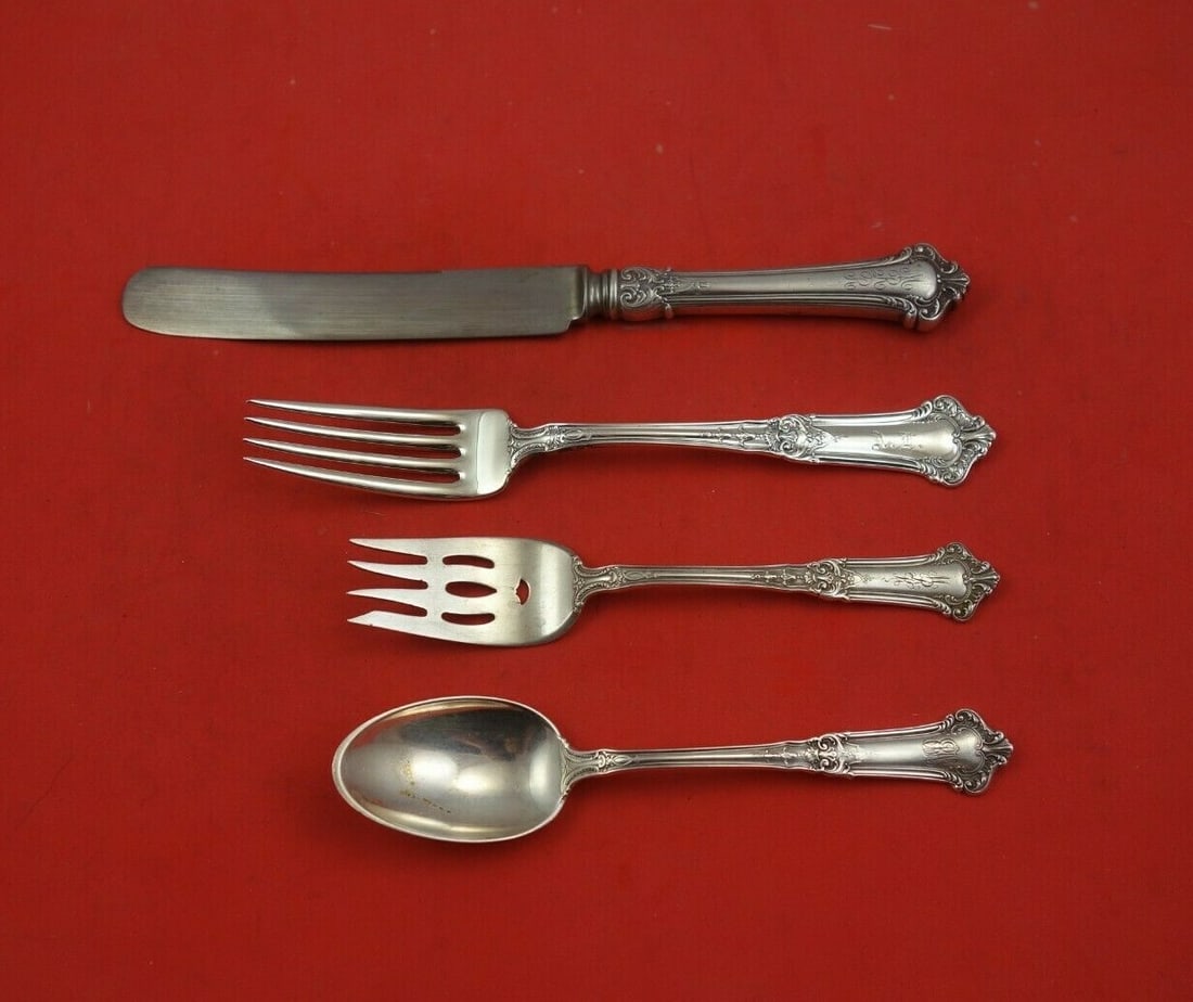 Gorham Albemarle Sterling Silver 4-Piece Place Setting (1 of 3)